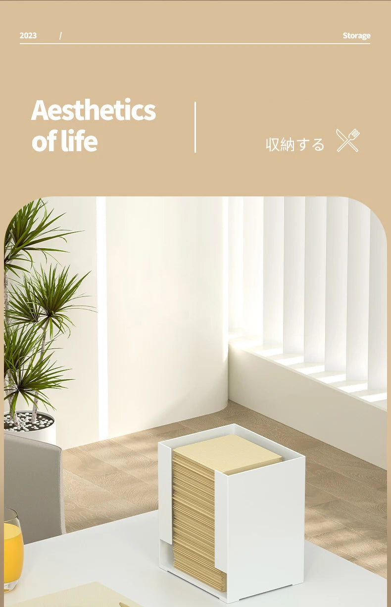 Korea Ramen Storage Box Kitchen Instant Noodle Cup Tissue Storage Bins Facial Mask Storage Box Multi-function Tabletop Organizer by Smarsty