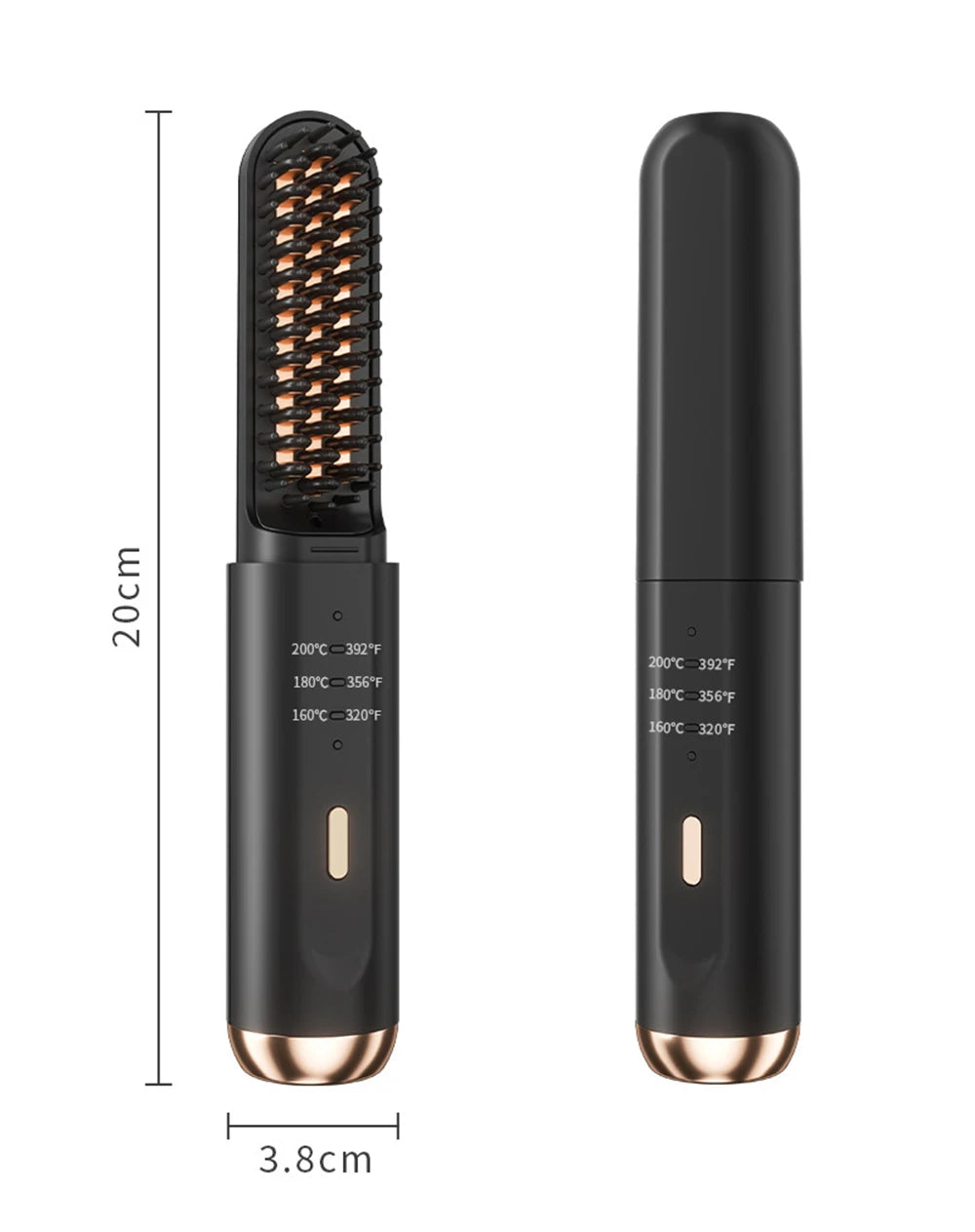Cordless Beard Straightener Brush for Fast Styling - Smarsty