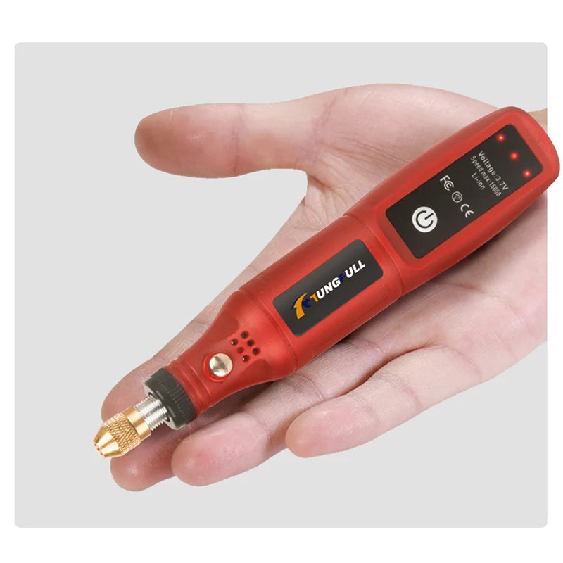 USB Rechargeable Cordless Engraving Pen Wireless Electric Drill Rotary Tool for Jewelry Glass - Portable Handheld Engraver - Smarsty