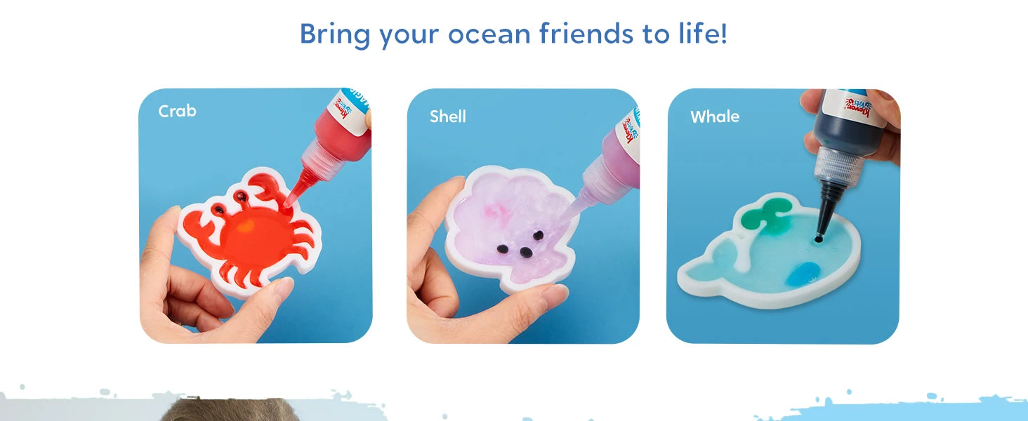 JOYFY Water Gel Kit Magic Fairy Water Gel Toy Kit with 10 Gels Preserving Bottle for Kids Presents Party Favors Birthday Gifts