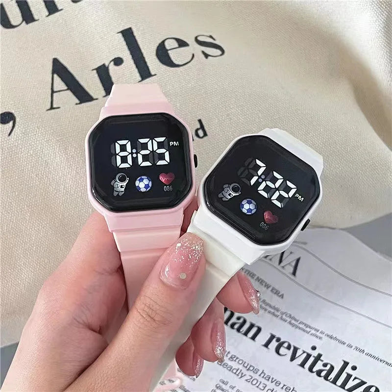Kids Waterproof Sport Digital Watch with Silicone Strap - Smarsty