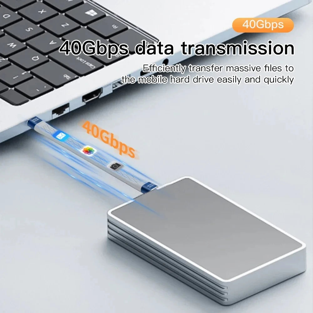 USB C to USB C Fast Charging Cable 240W 8K Data Transfer - Smarsty