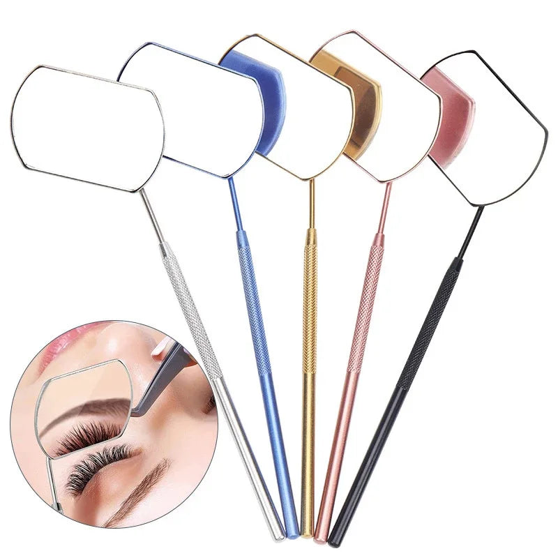 Eyelash Extension Magnifying Mirror with Long Handle - Smarsty