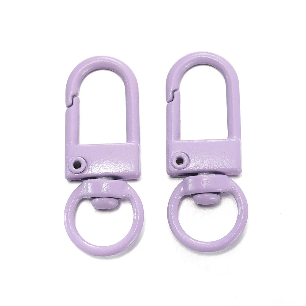 Colorful Alloy Snap Lobster Clasp Keychain Hooks Set - Smarsty