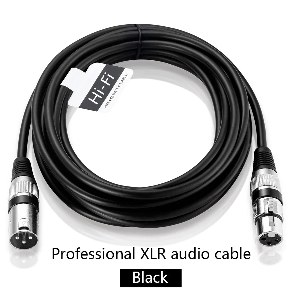 XLR Male to Female Microphone Extension Cable - Smarsty