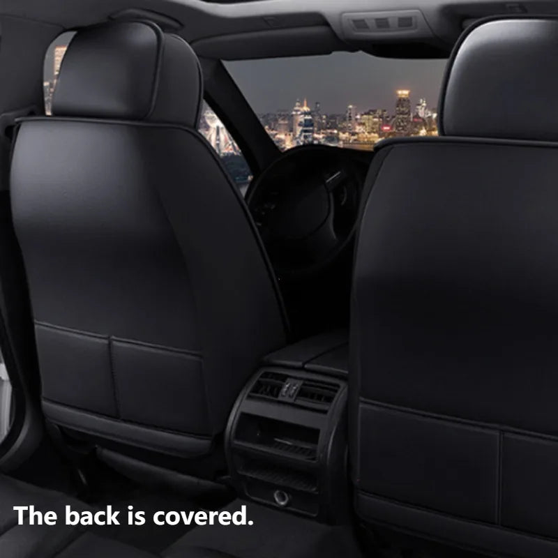 PU Leather Car Seat Cover Four Seasons Universal Fit - Smarsty