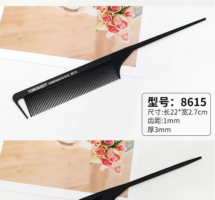 Professional Stainless Steel Hair Tail Comb for Salon Styling - Smarsty