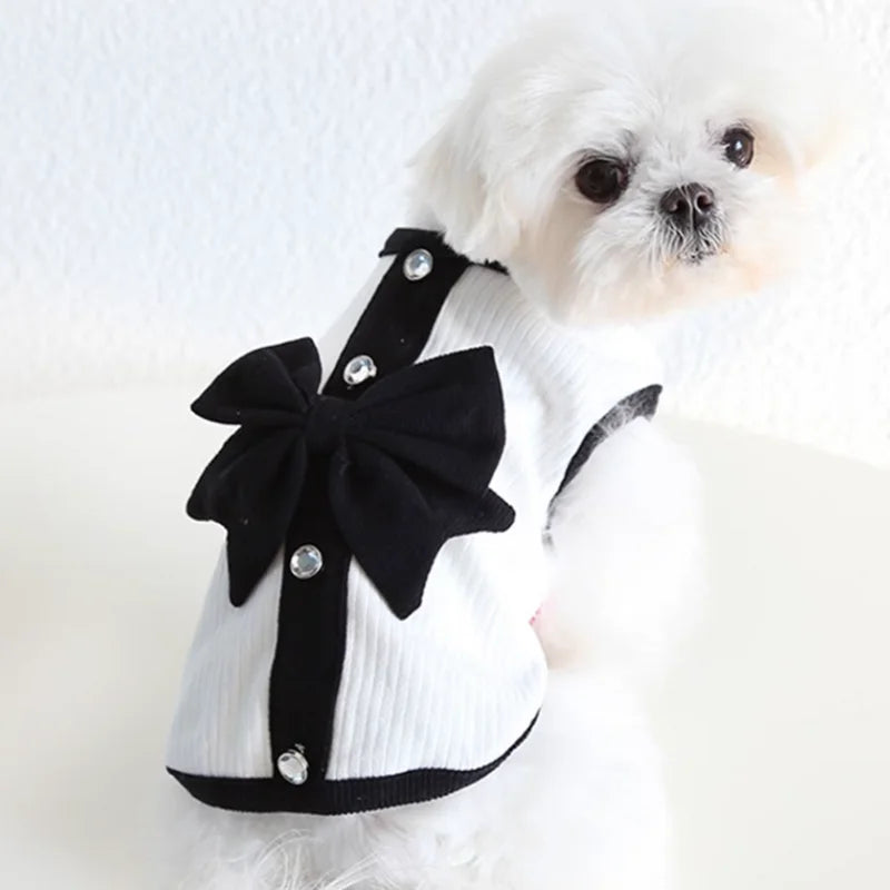Luxury Dog Dress With Bow Lace For Summer - Smarsty