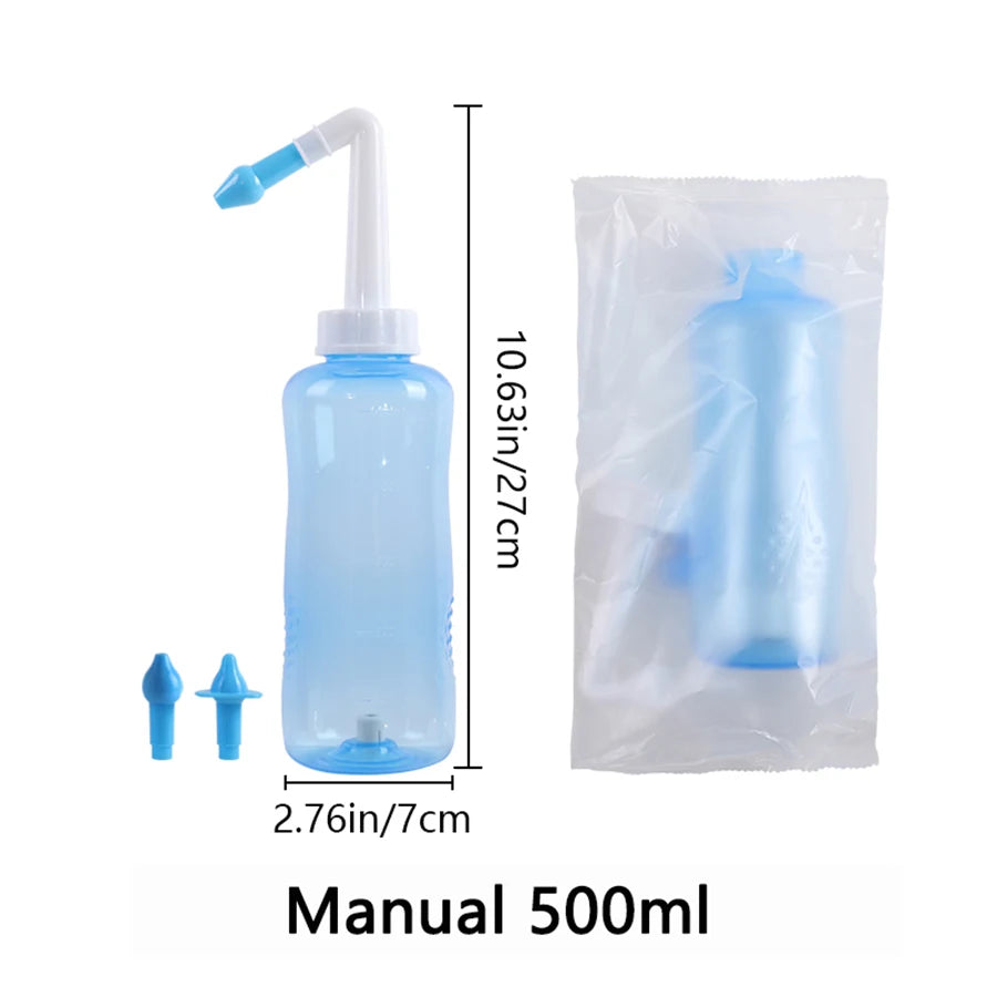 Nasal Irrigator Rinse Bottle for Allergy Relief - Smarsty