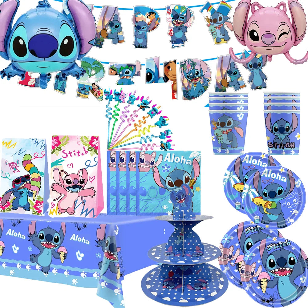 Lilo And Stitch Birthday Party Supplies Set - Smarsty
