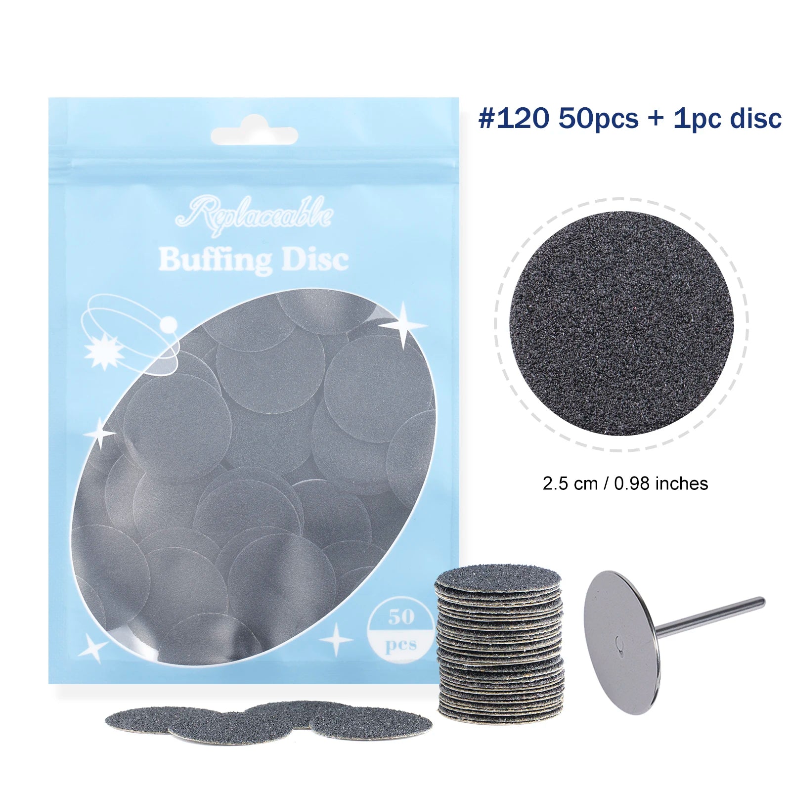 Replaceable Sandpaper Pedicure Discs for Smooth Feet - Smarsty