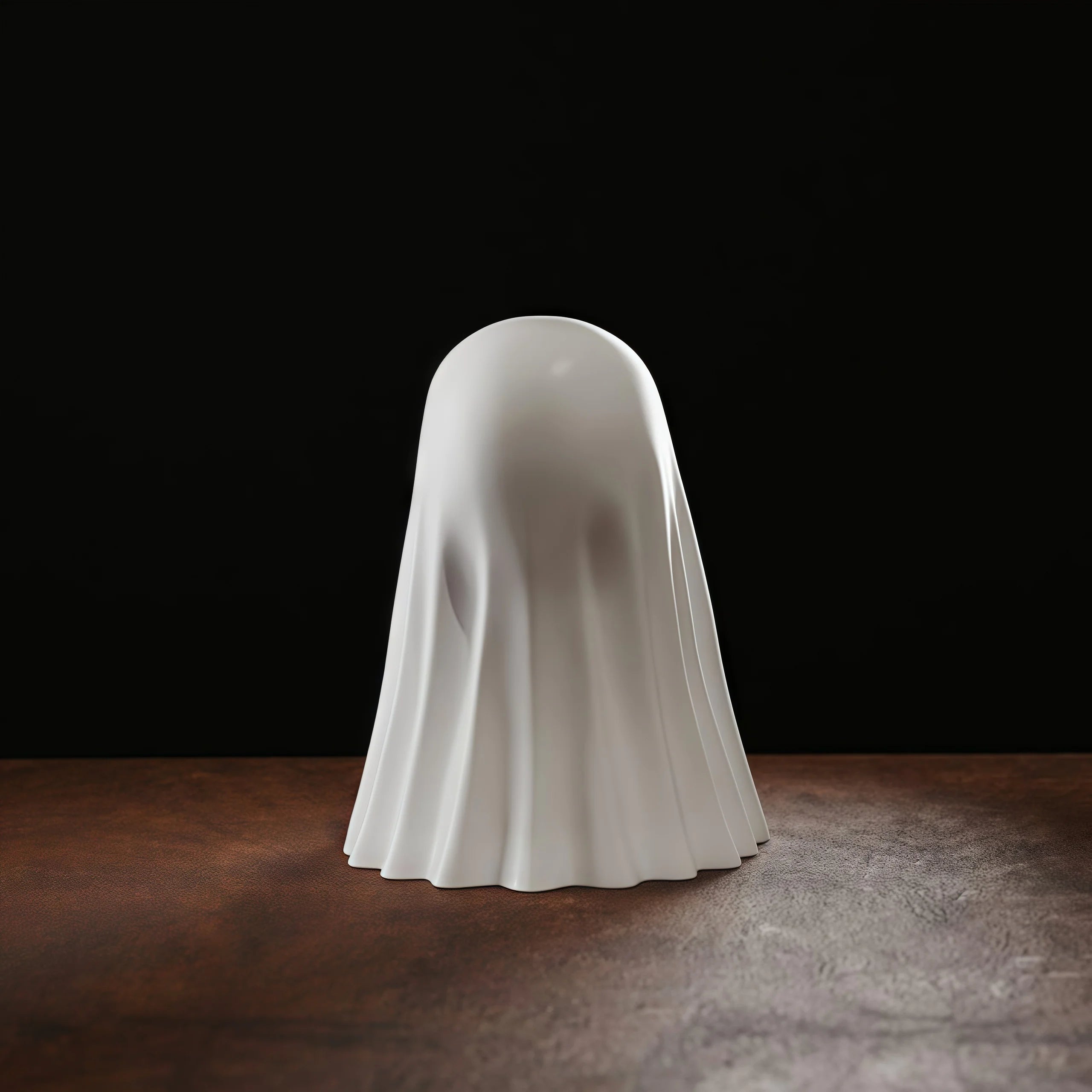Cute Middle Finger Ghost Statue, Small Halloween Decor for Home, Centerpiece for Coffee Table, Adorable Horror Figure - Smarsty