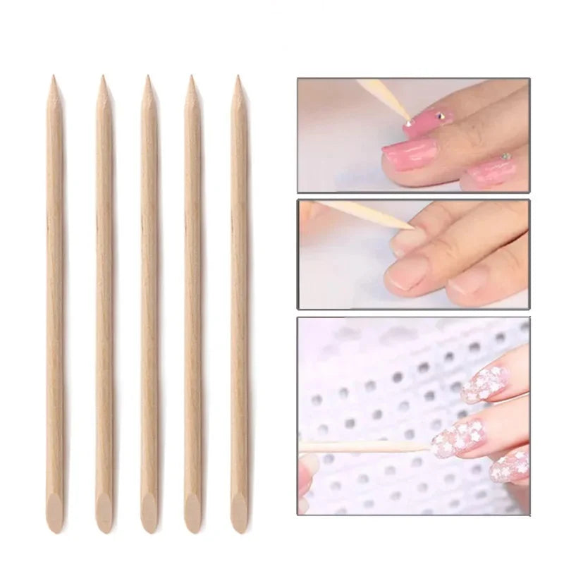 100 Piece Cuticle Pusher Set for Easy Nail Care - Smarsty