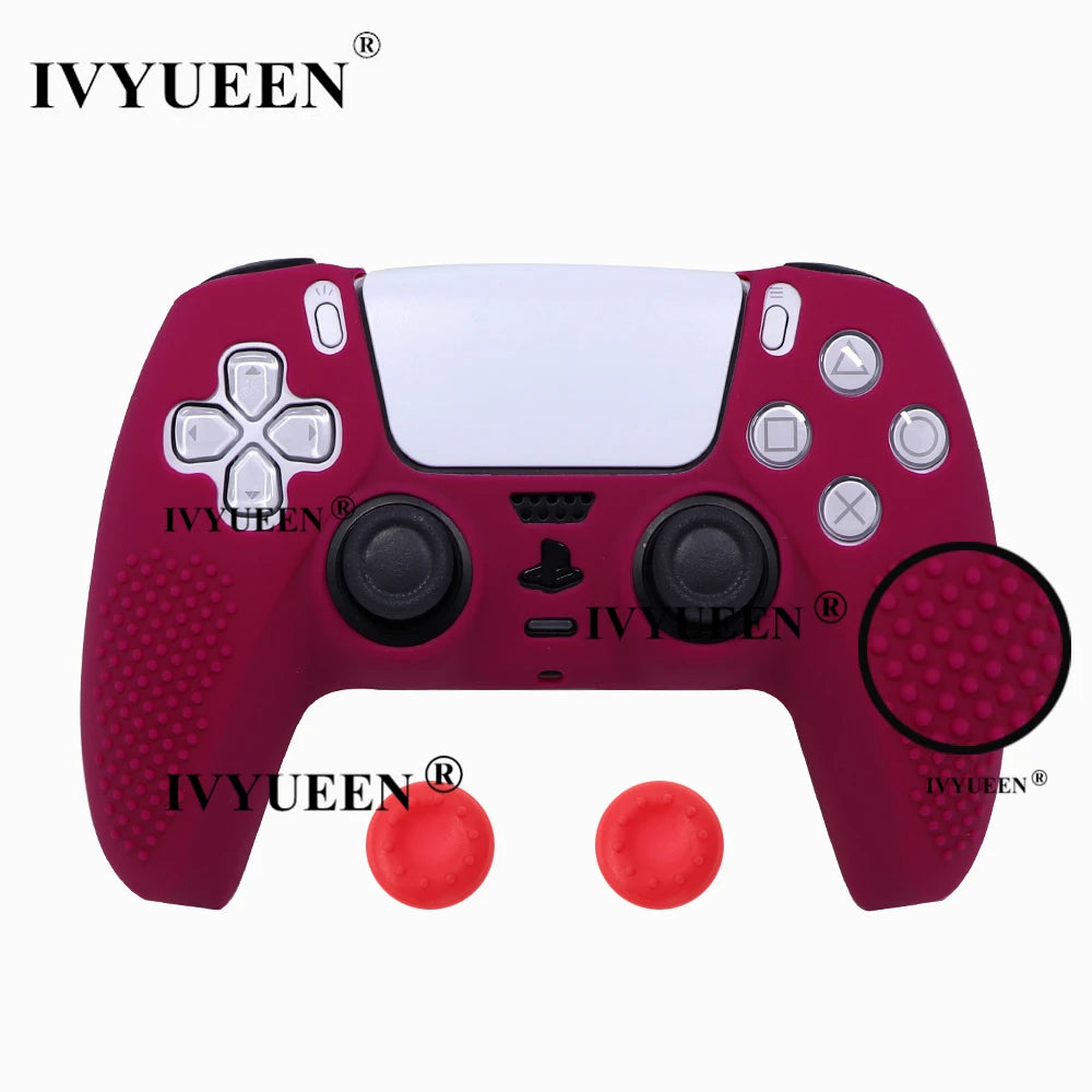 Ivyueen Anti-Slip Silicone Cover for PS5 Controller - Smarsty