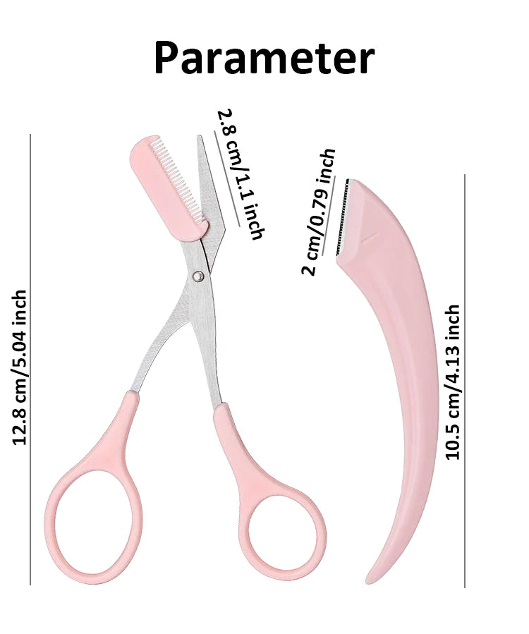Professional Eyebrow Trimming Knife with Comb - Smarsty