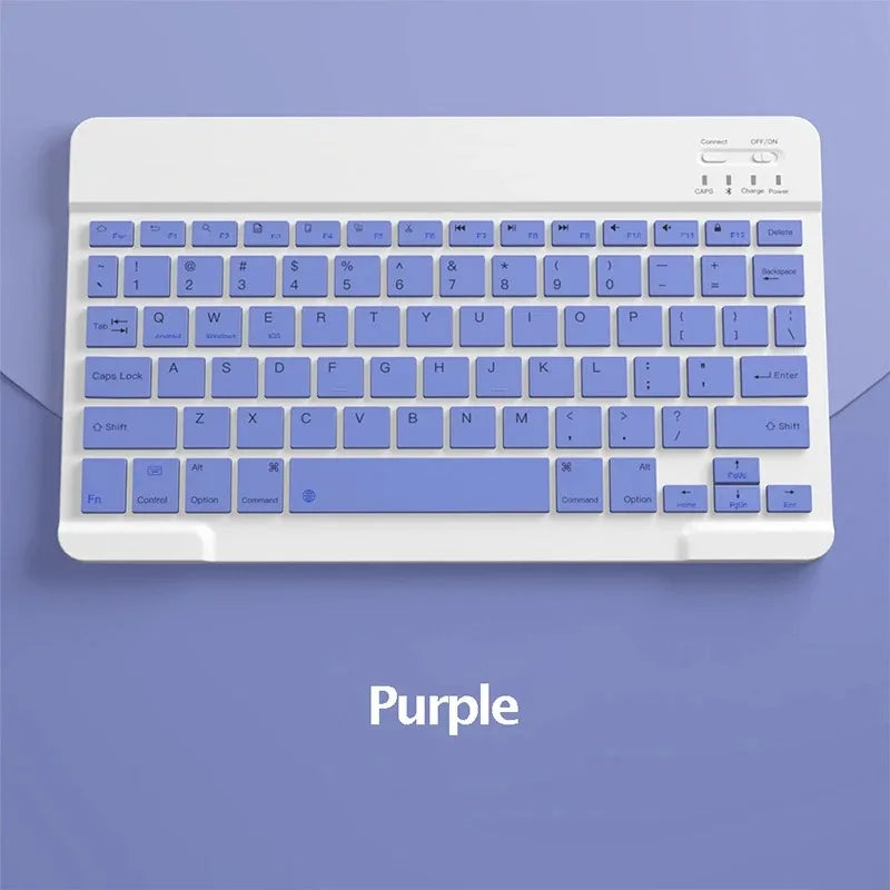 Bluetooth Keyboard 10 Inch For iPad Rechargeable Universal