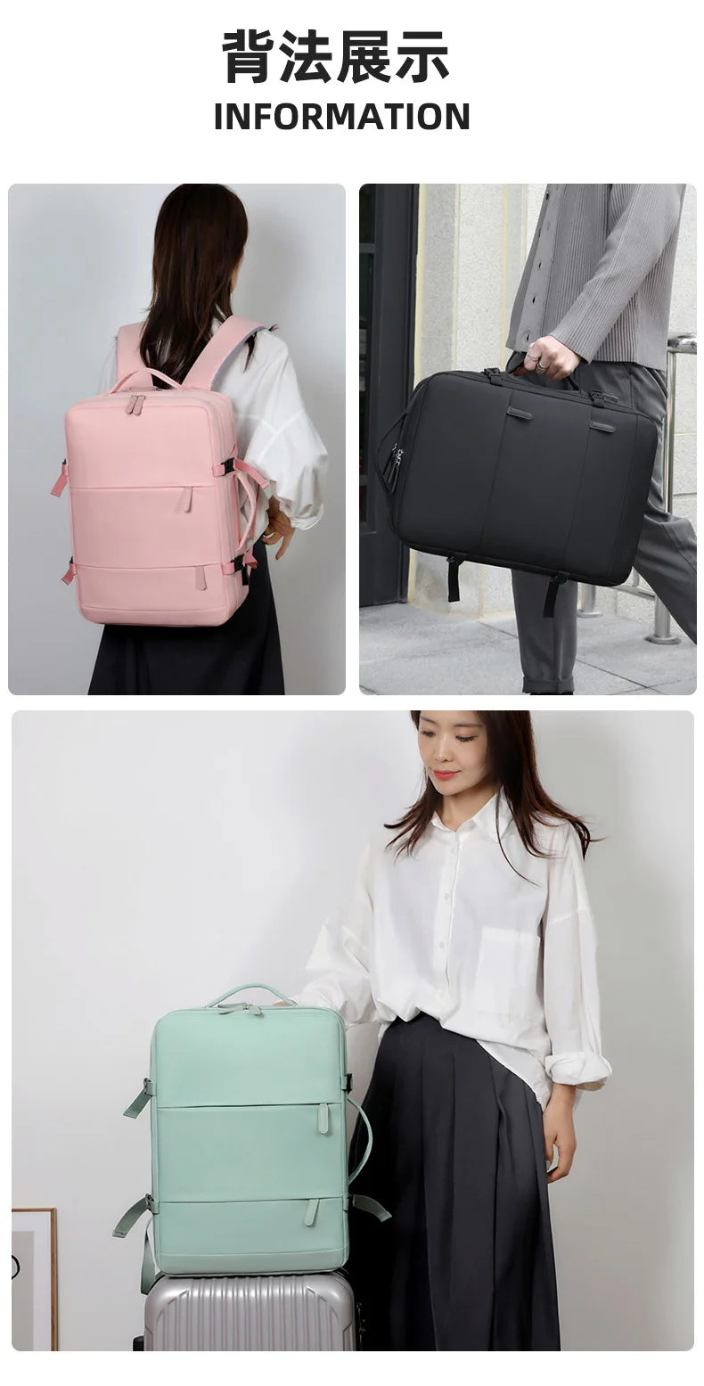 2025Men Women's Bag Large Capacity Journey Multifunction Backpack With Shoe Storage Multilayer Dry And Wet Separation Waterproof