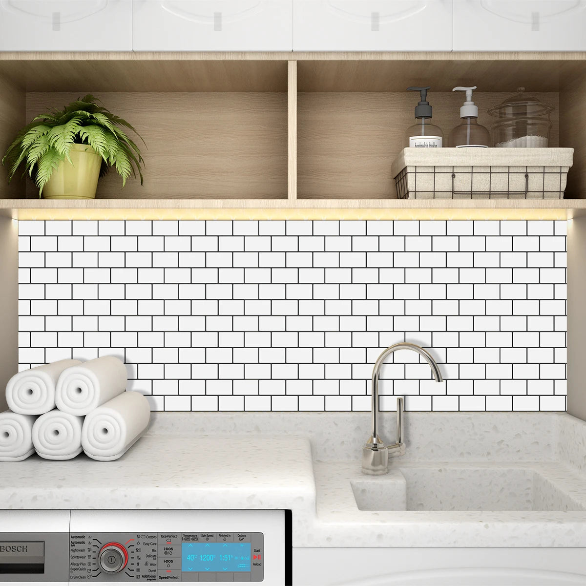 Peel and Stick 3D Brick Wall Stickers for Easy Home Decor - Smarsty