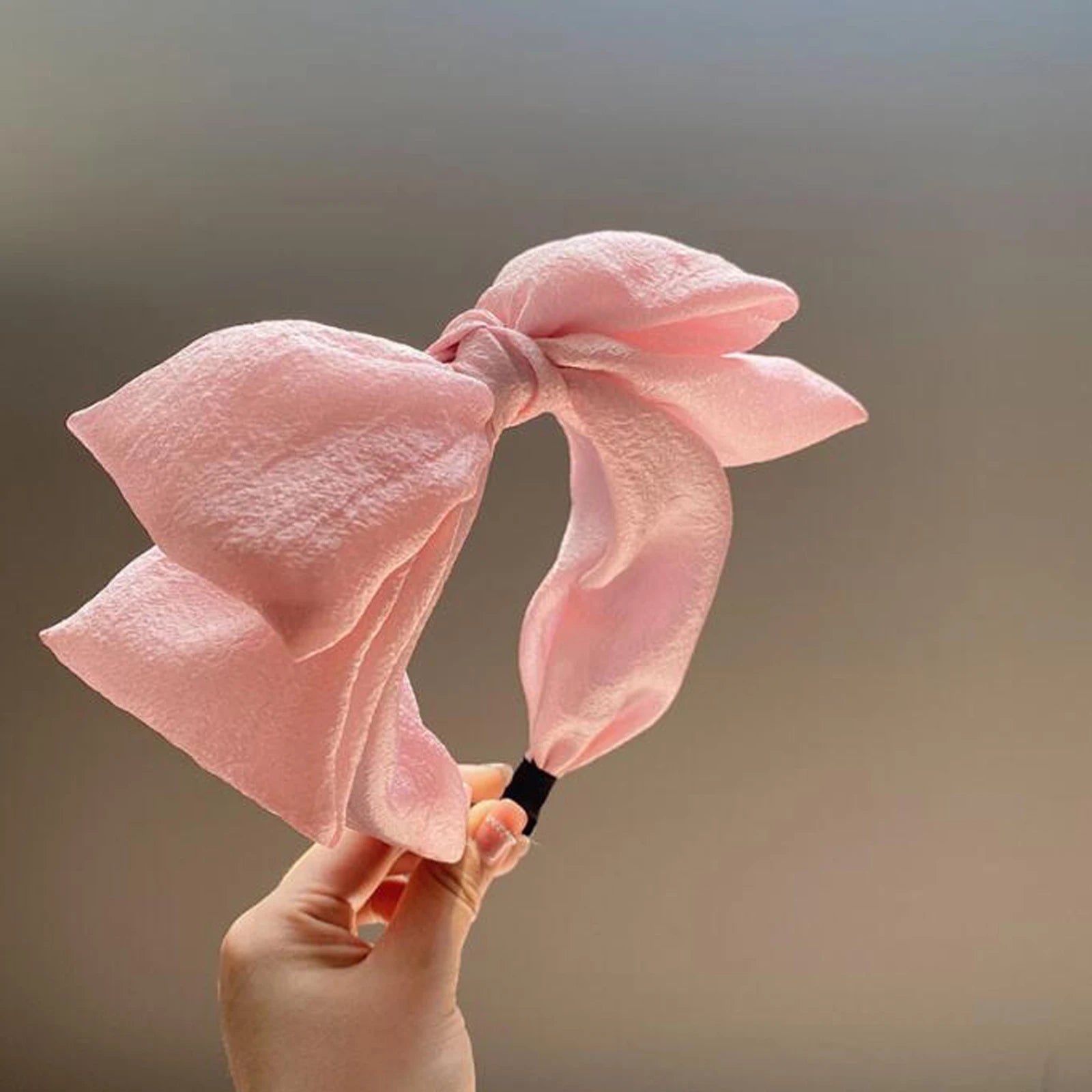 Wide Bow Headband Women Comfortable Soft Stretch Turban - Smarsty