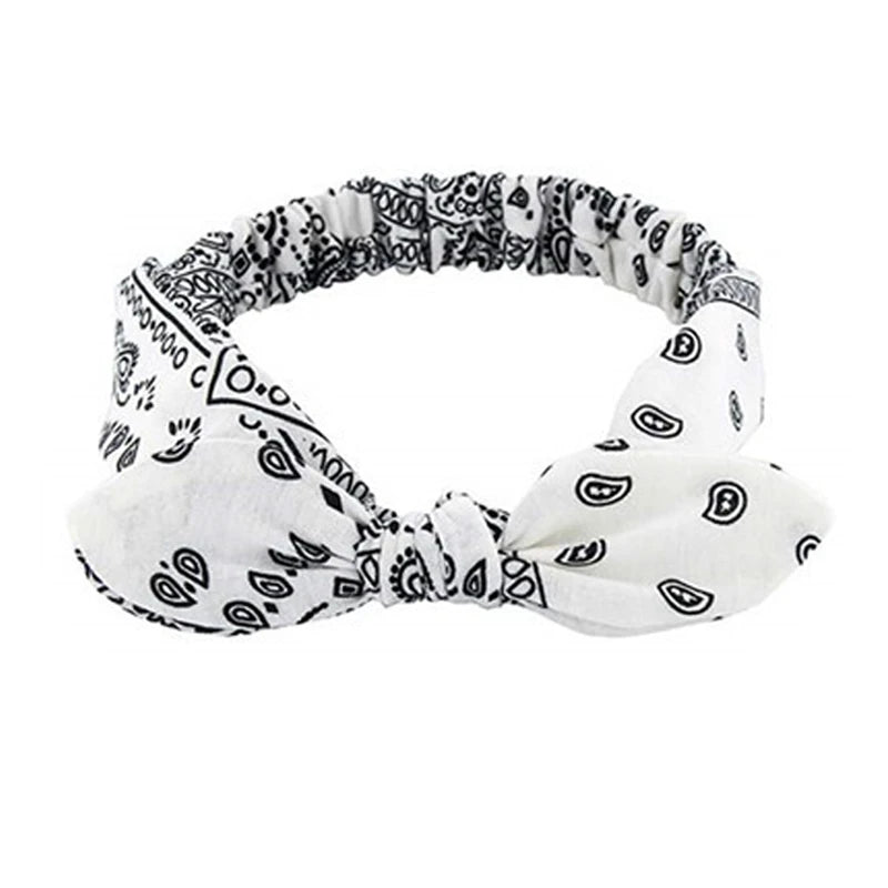 Boho Soft Elastic Headband For Women Vintage Cross Knot - Smarsty