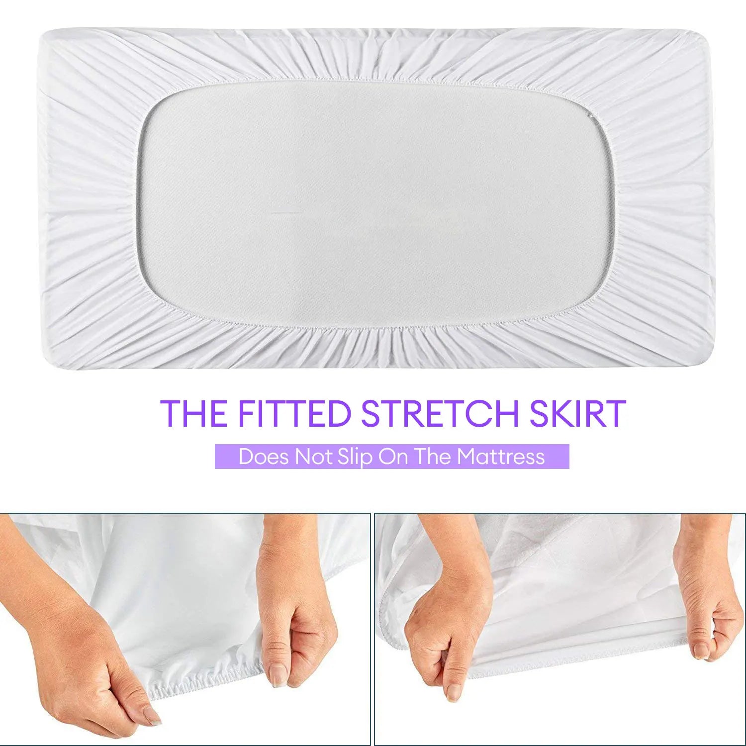 Waterproof Crib Mattress Protector with Breathable Cotton Comfort - Smarsty