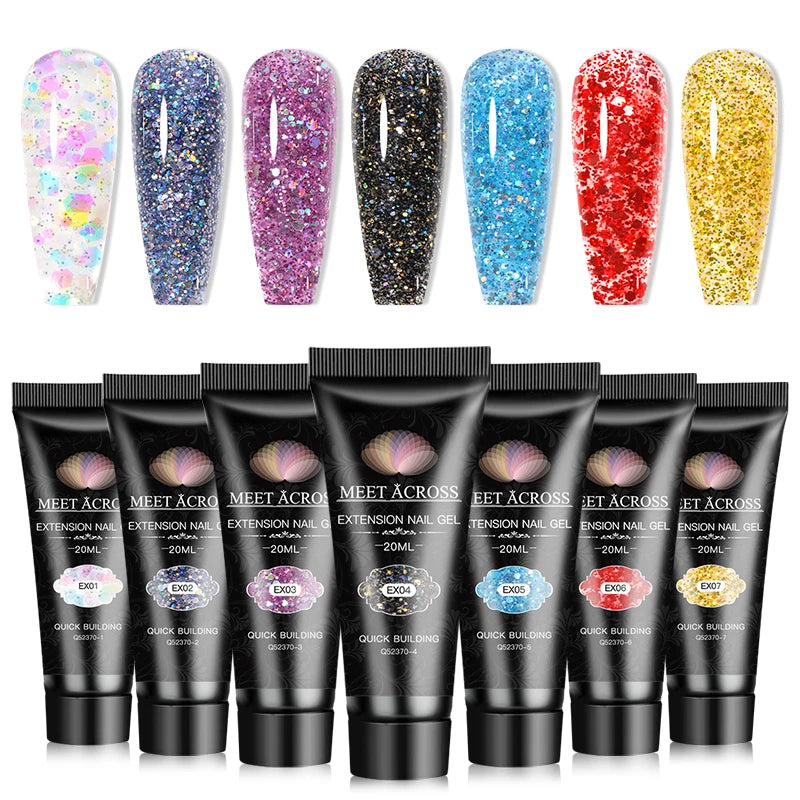 Nail Extension Gel Polish Set for Stunning Manicures - Smarsty