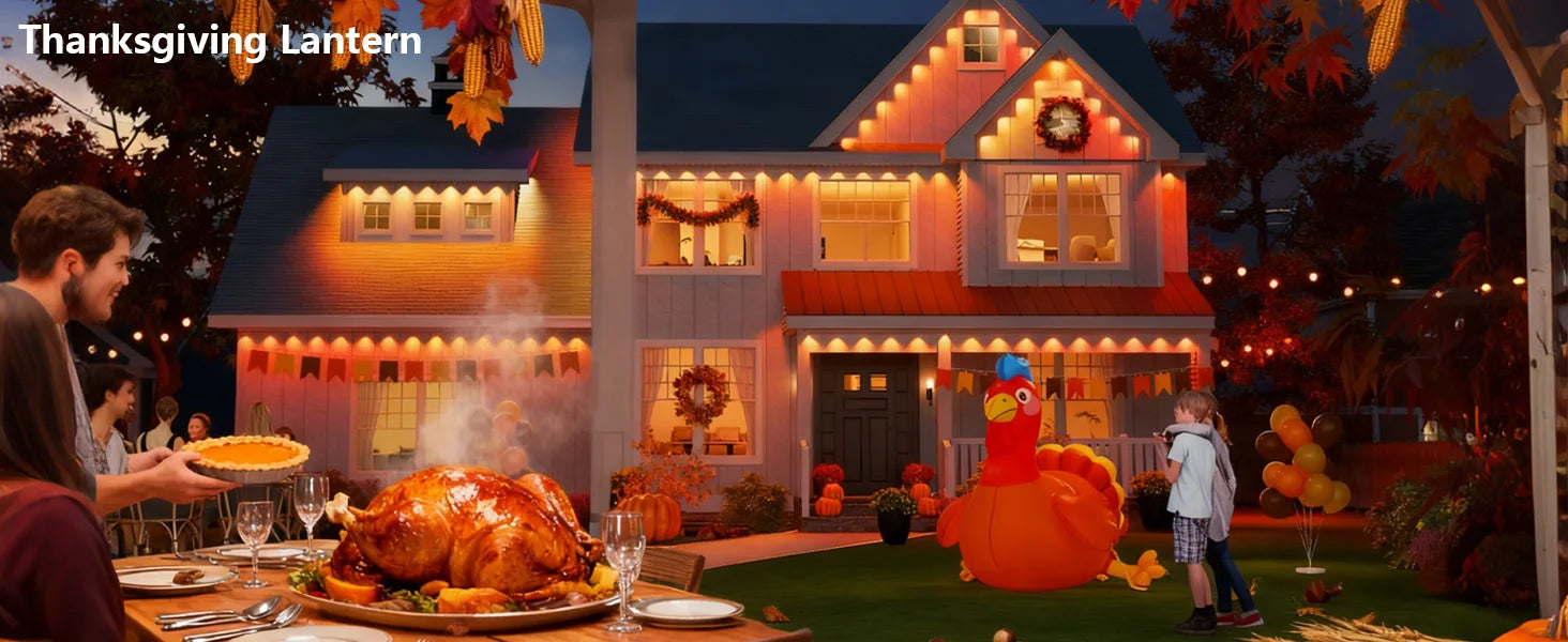 150ft 100ft 50ft Permanent Outdoor Lights Smart RGBIC Outdoor Lights with 75 Scene Modes String Lights with 90 LEDs for Garden