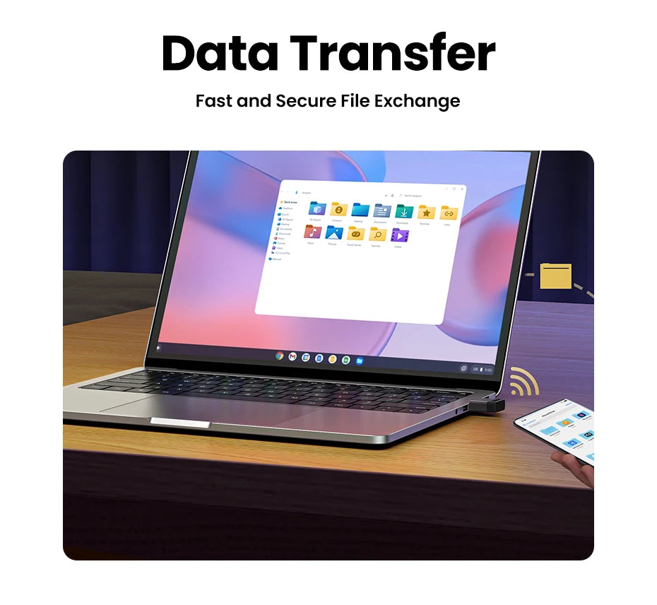 USB Bluetooth Adapter, Bluetooth 6.0 Dongle for PC Windows 11/10/8.1, Bluetooth Receiver & Transmitter for Keyboard/Mouse - Smarsty