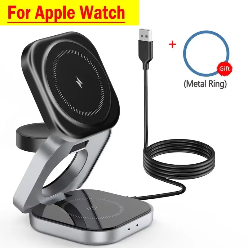 Foldable 30W Magnetic Wireless Charging Stand For iPhone - Smarsty