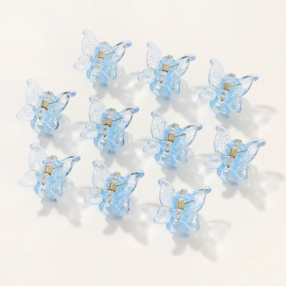 Colorful Mini Butterfly Hair Clips Secure Hold For Girls - Smarsty