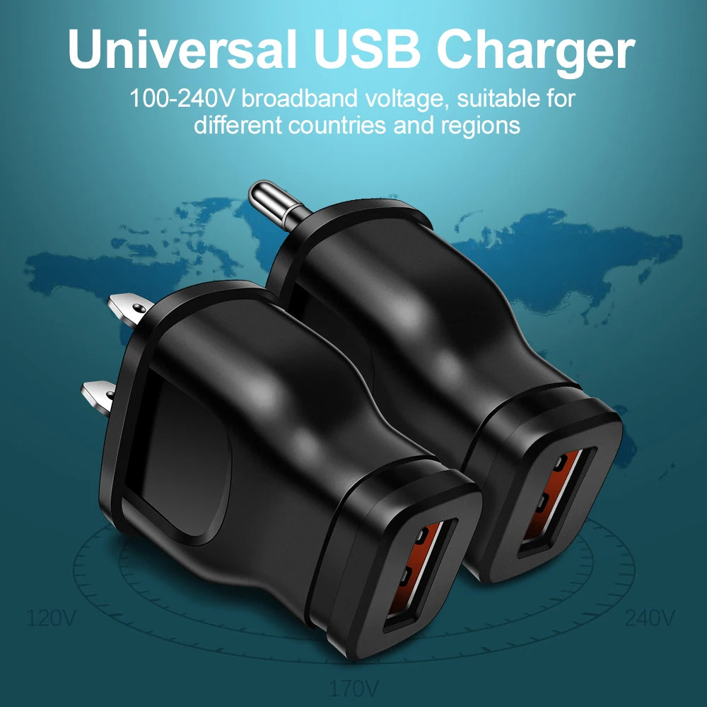 Compact 5V 1A USB Charger Wall Adapter For Smartphones - Smarsty