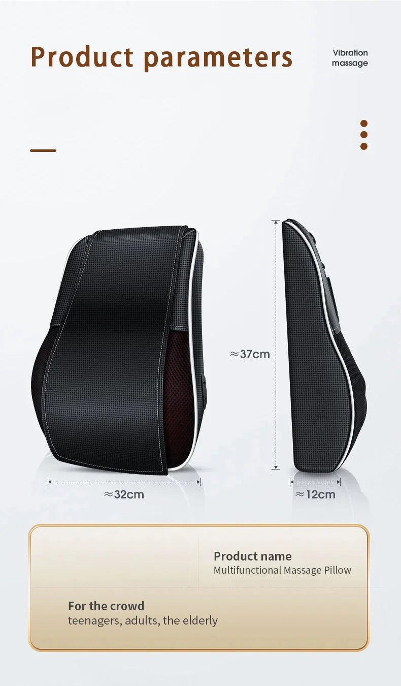 Electric Shiatsu Neck and Back Massager with Heating - Smarsty