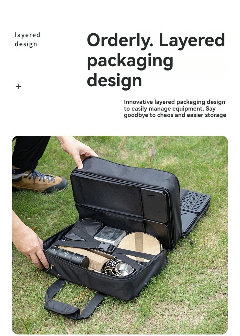 CAMPINGMOON BK-46 Large Capacity Storage Bag Camping IGT Module Collection Storage Bag Outdoor Tactical Packaging Kit by Smarsty