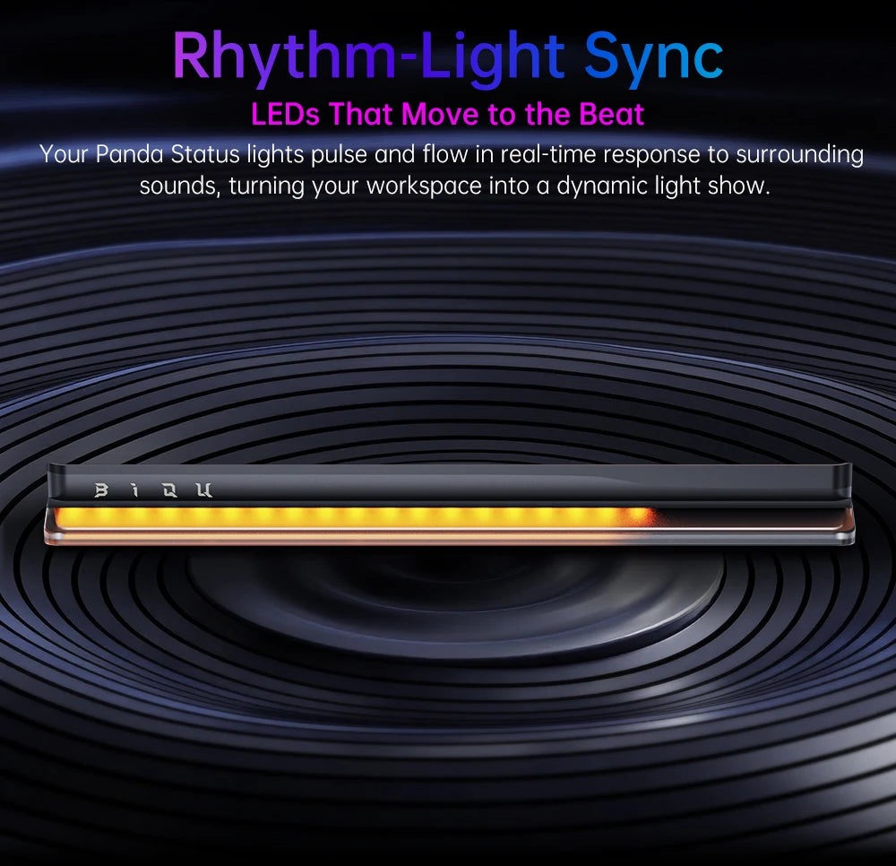 BIGTREETECH Panda Status LED Light Bar Kit H2D-Style Lighting Rythm-Light Sync For Bambu Lab P1P P1S X1C X1E A1 VS Panda Lux