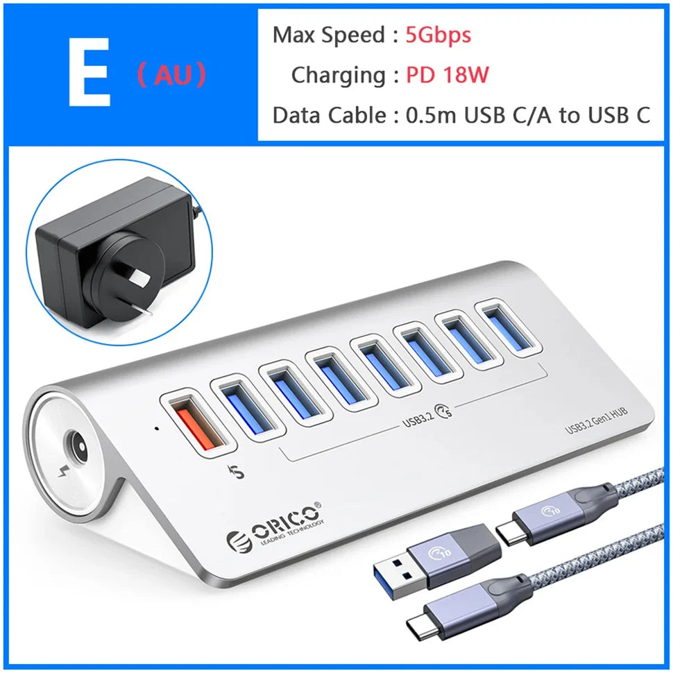 High Performance USB Docking Station With 10Gbps Hub