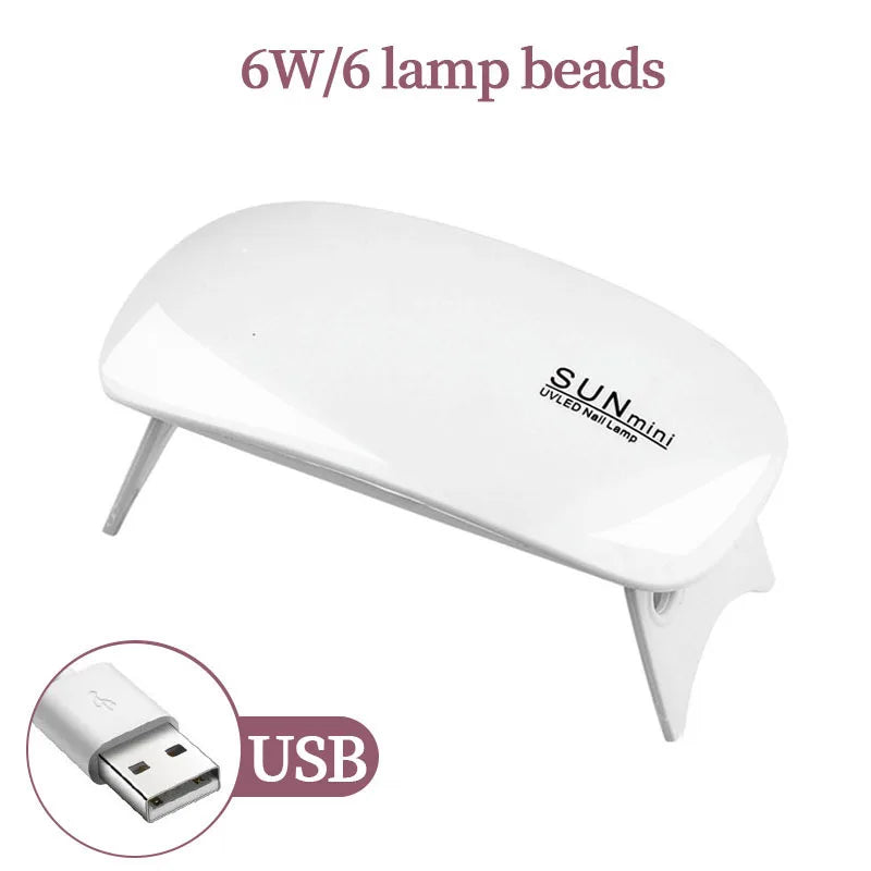Portable UV Nail Dryer Lamp for Quick Gel Polish Drying - Smarsty