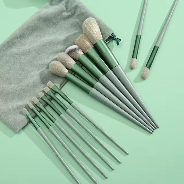13 Piece Makeup Brushes Set for Flawless Application - Smarsty