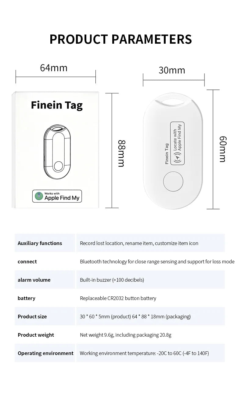 Mini GPS Tracker with Bluetooth Range for Easy Item Location - Smarsty