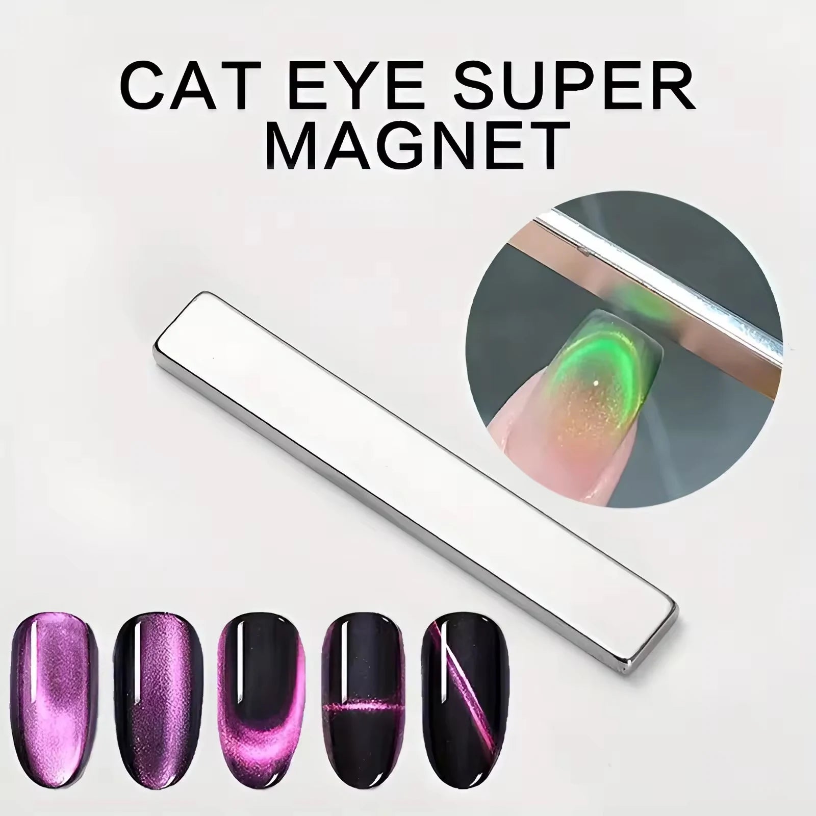 YIKOOLIN Dual-Ended Nail Art Magnetic Pen for 3D Cat Eye Design - Smarsty