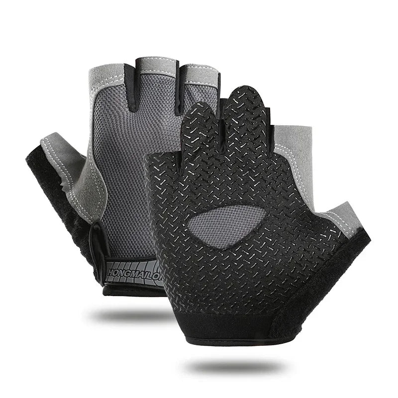 Breathable Half Finger Cycling Gloves Anti Slip Shock Absorption - Smarsty