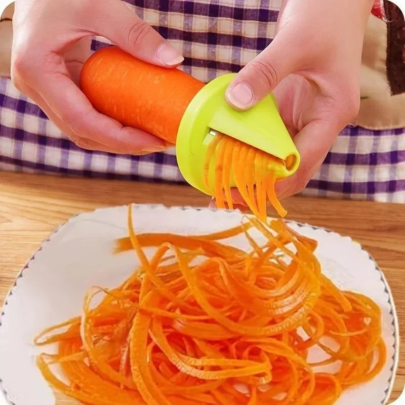 Spiralizer Vegetable Slicer,Handheld Spiralizer Vegetable Fruit Zucchini Noodle Maker Grater Slicer Cutters, Kitchen Gadget by Smarsty