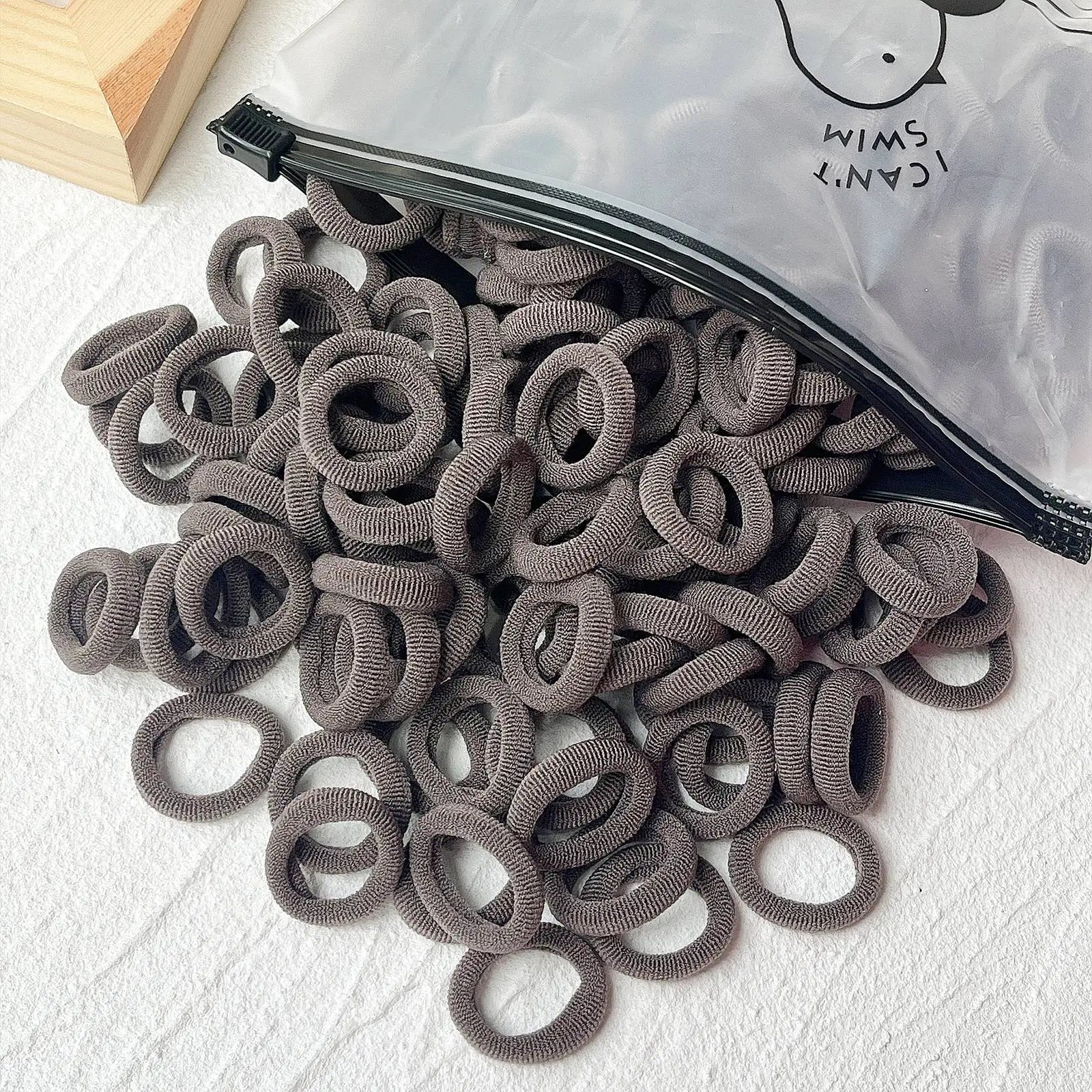 Kids Colorful Elastic Hair Bands Soft Non Slip Scrunchies - Smarsty