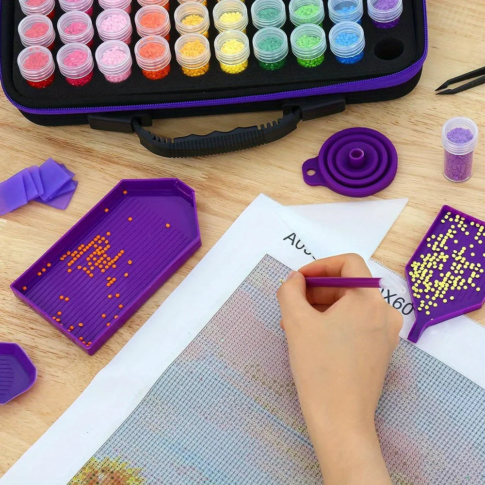 Large Capacity Diamond Painting Bead Storage Box Set - Smarsty