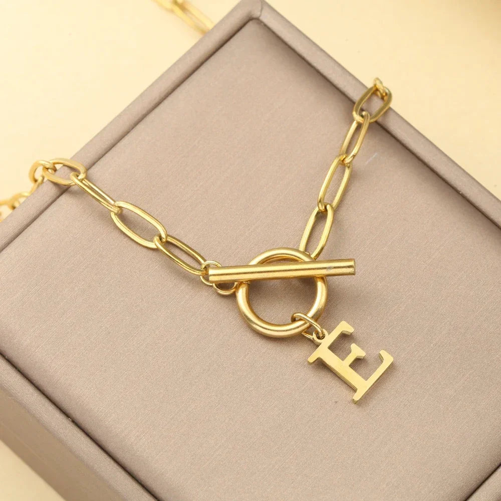 Gold Stainless Steel Twist Chain Bracelet for Women - Smarsty