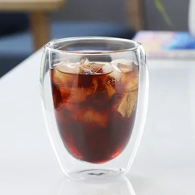 Double Wall Insulated Glass Mugs for Coffee and Tea - Smarsty