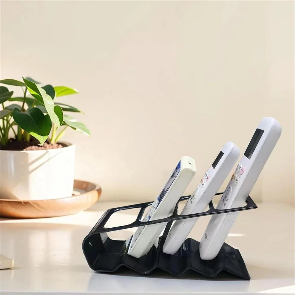 4-Grid Storage Rack Tv Air Conditioning Remote Control Stand Holder by Smarsty