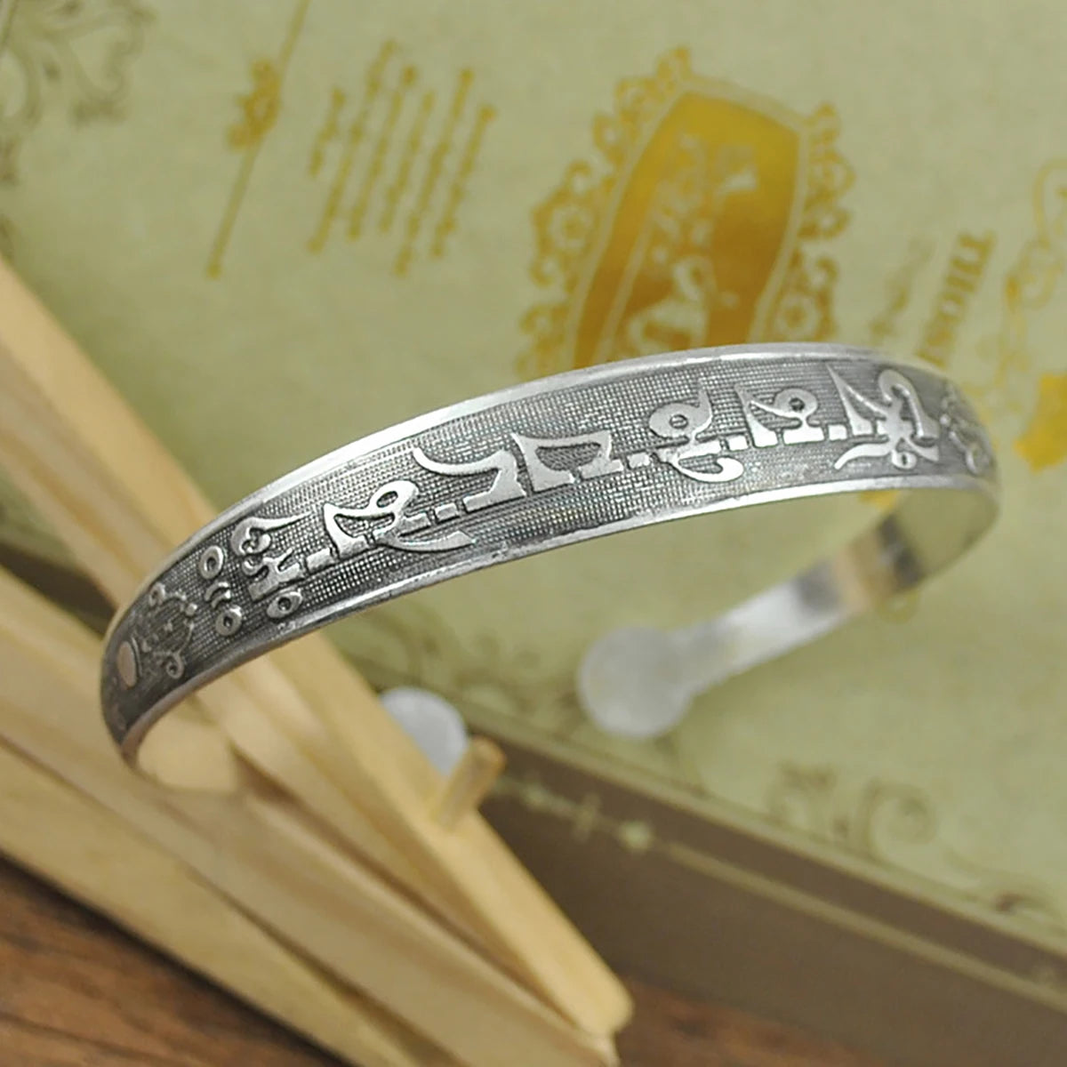 Vintage Tibetan Silver Cuff Bracelet for Unique Style - Smarsty