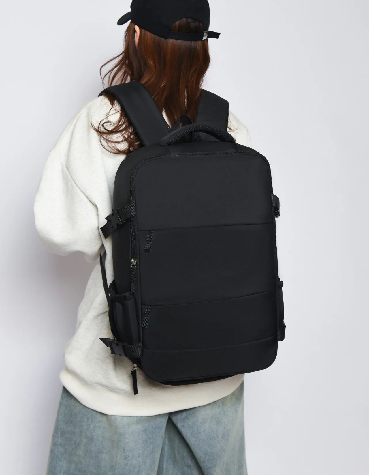 Couples Leisure Lightweight Backpack Travel Backpack Female New Backpack Student Schoolbag Large Capacity Travel Commuter Luggag - Smarsty