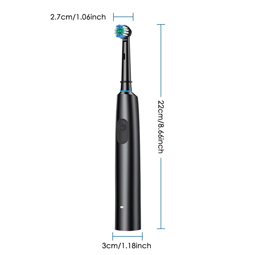 Electric Toothbrush Cordless USB Rechargeable Waterproof Intelligent Toothbrush Effective Oral Care Adults Automatic Tooth Brush - Smarsty