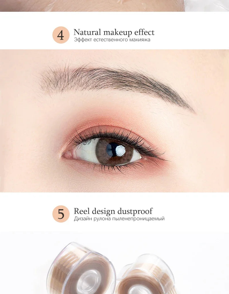 600 Pcs Double Fold Eyelid Tape For Invisible Lifting - Smarsty